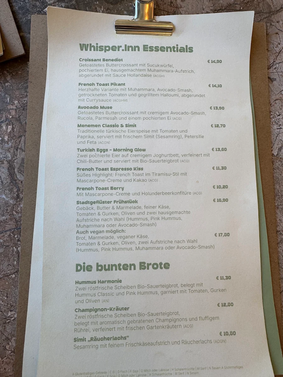 Speisekarte photo 2