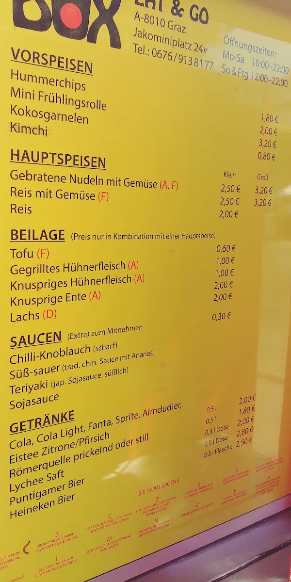 Speisekarte photo 2