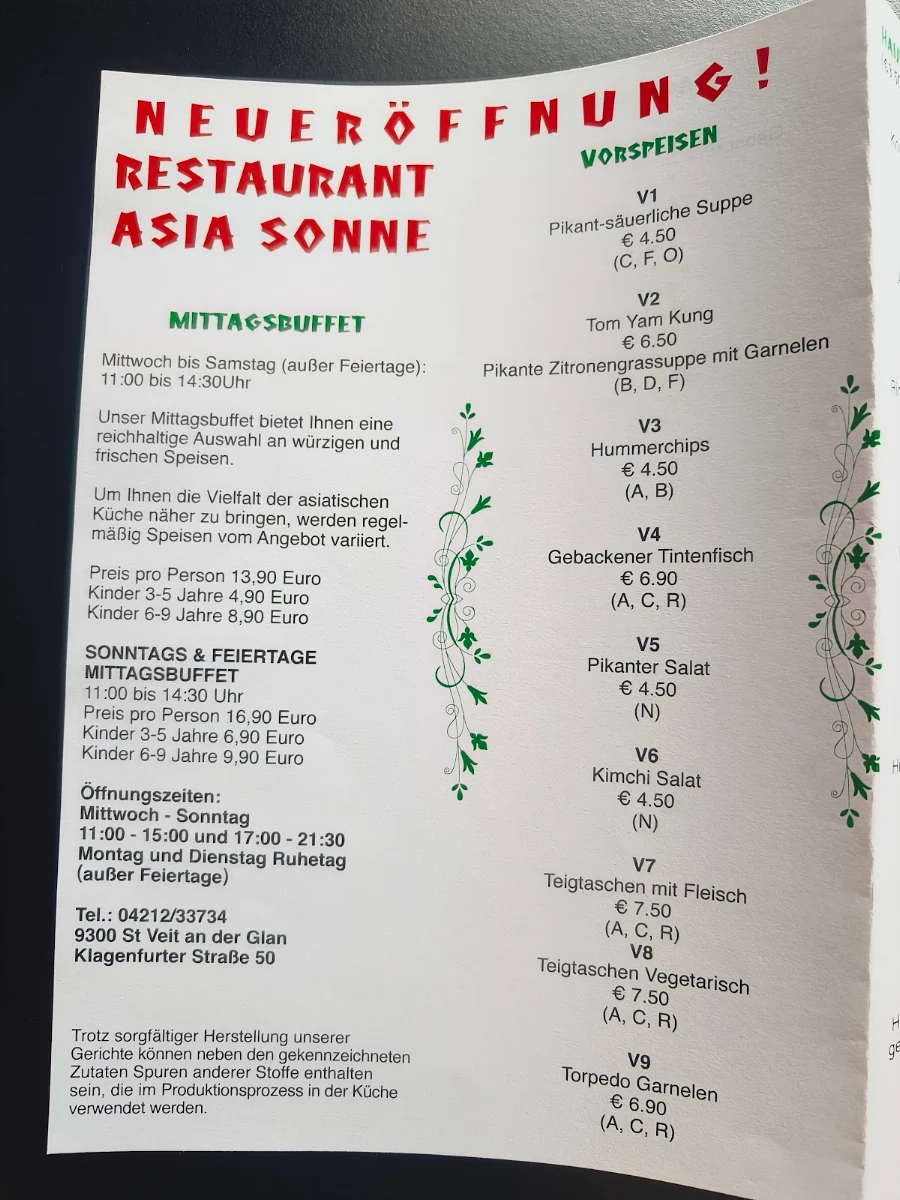 Speisekarte photo 10