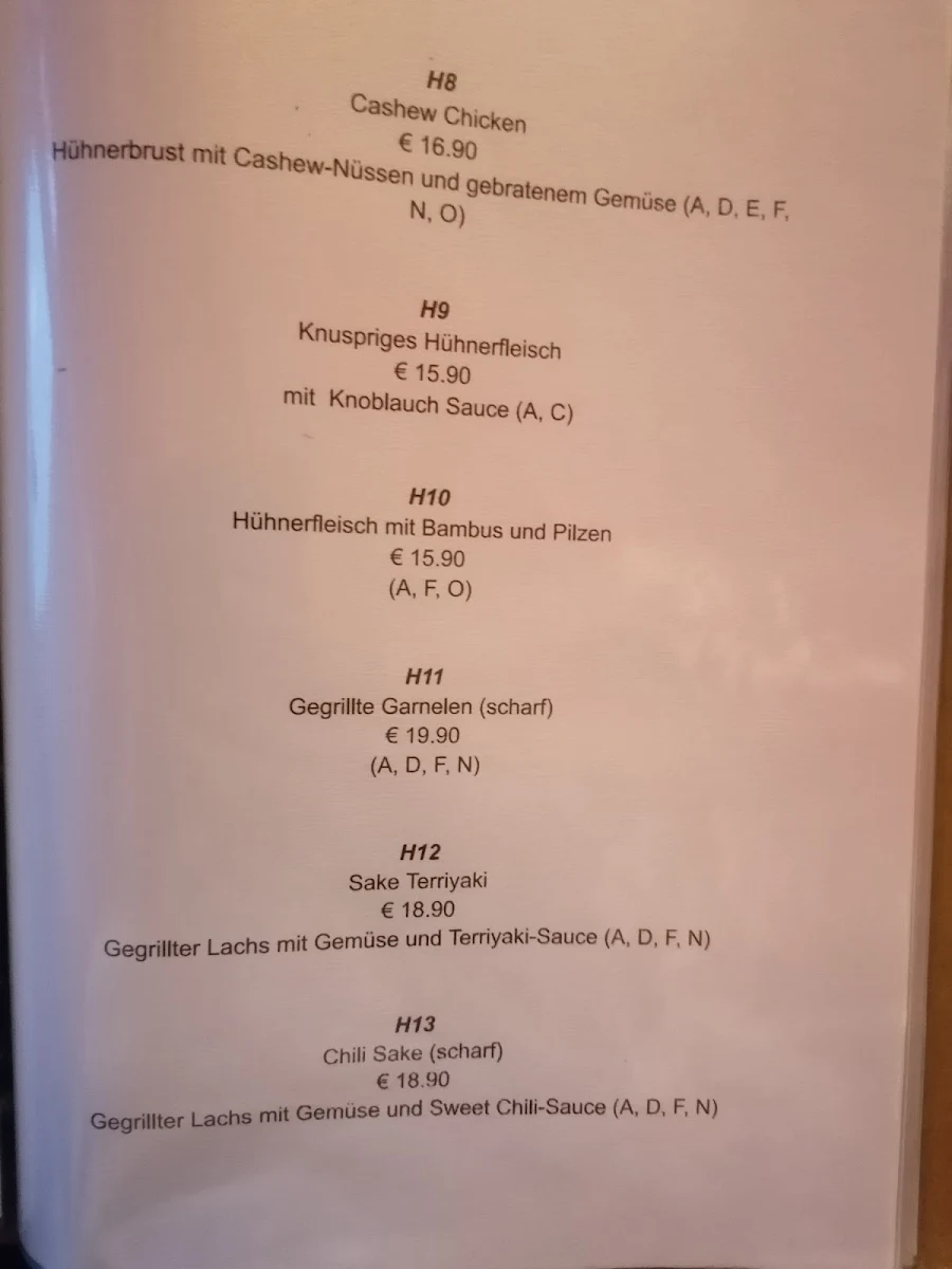 Speisekarte photo 9