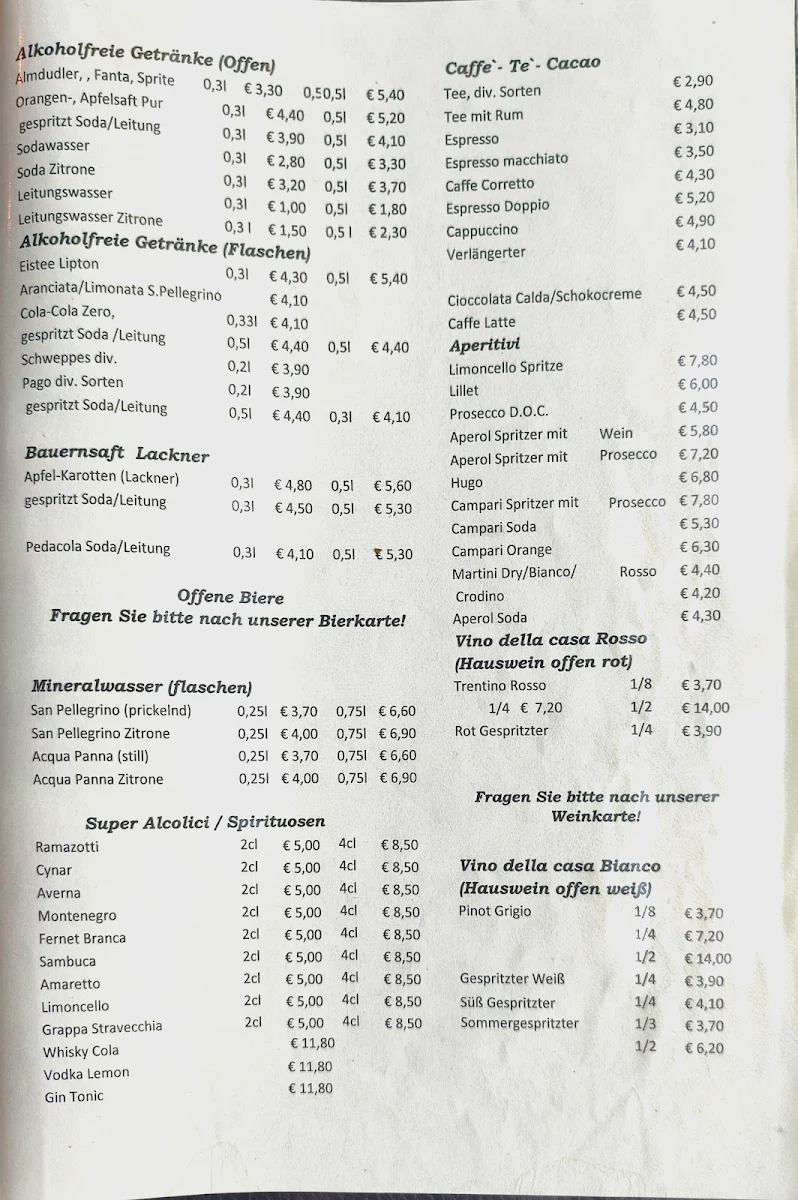 Speisekarte photo 1