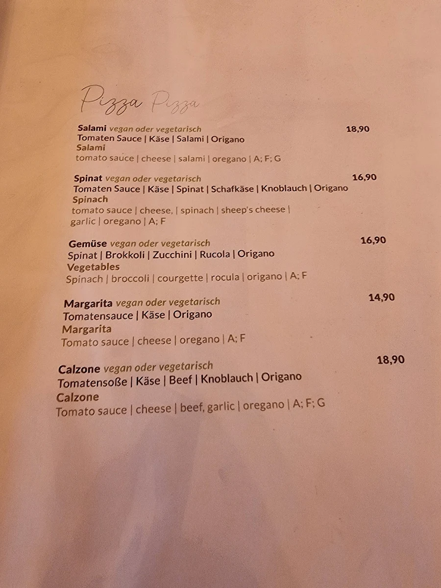 Speisekarte photo 1