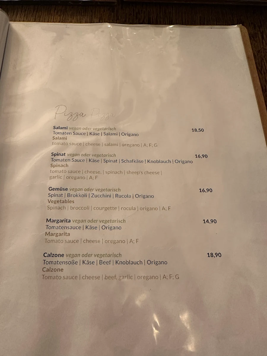 Speisekarte photo 5