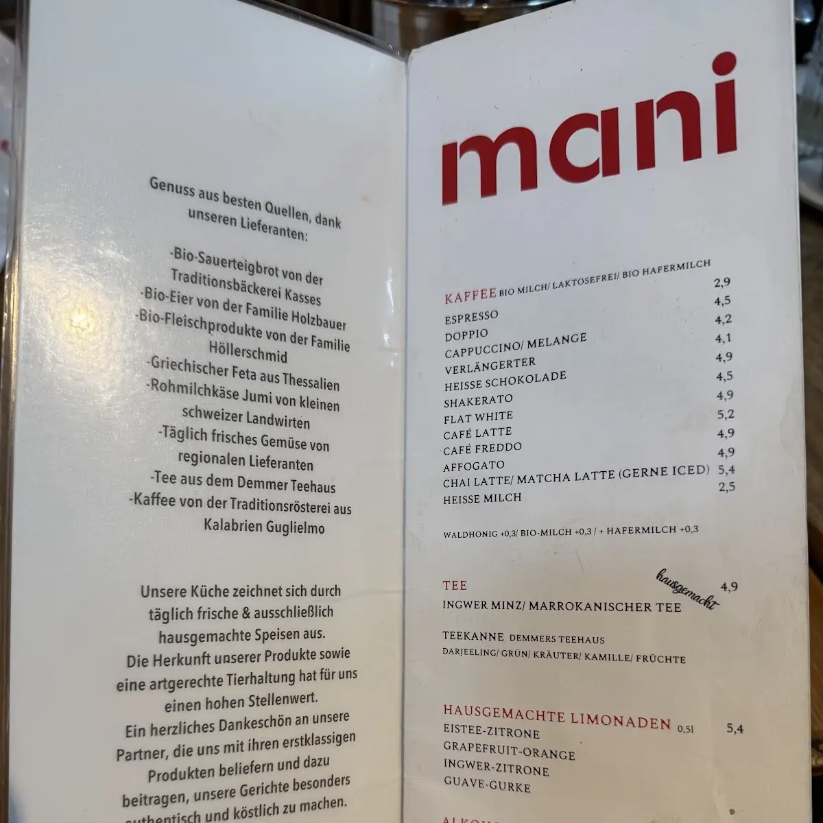 Speisekarte photo 10