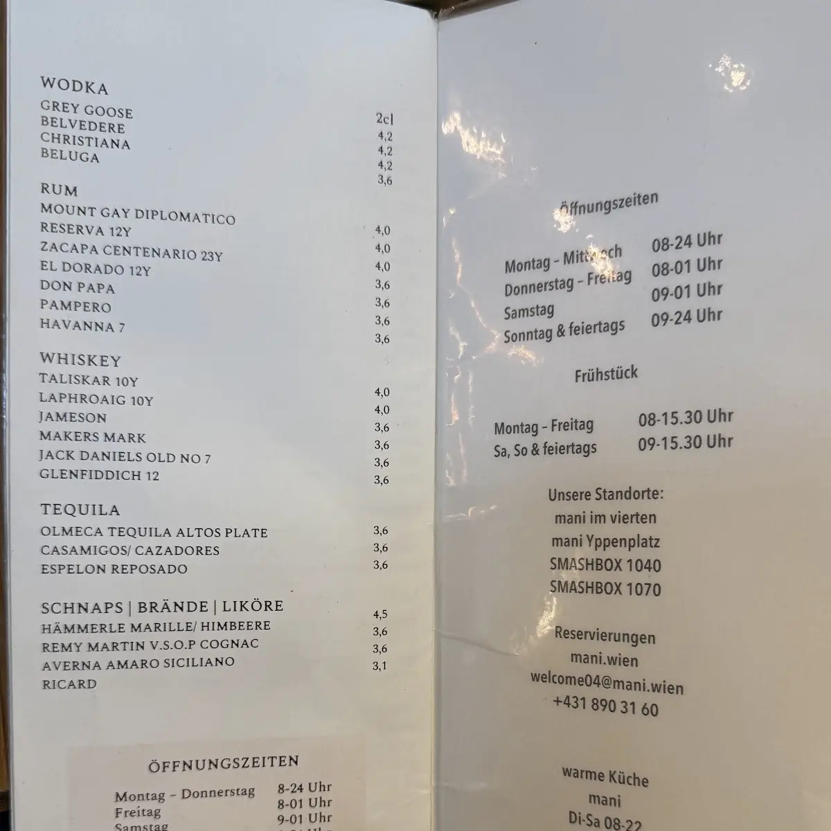 Speisekarte photo 3