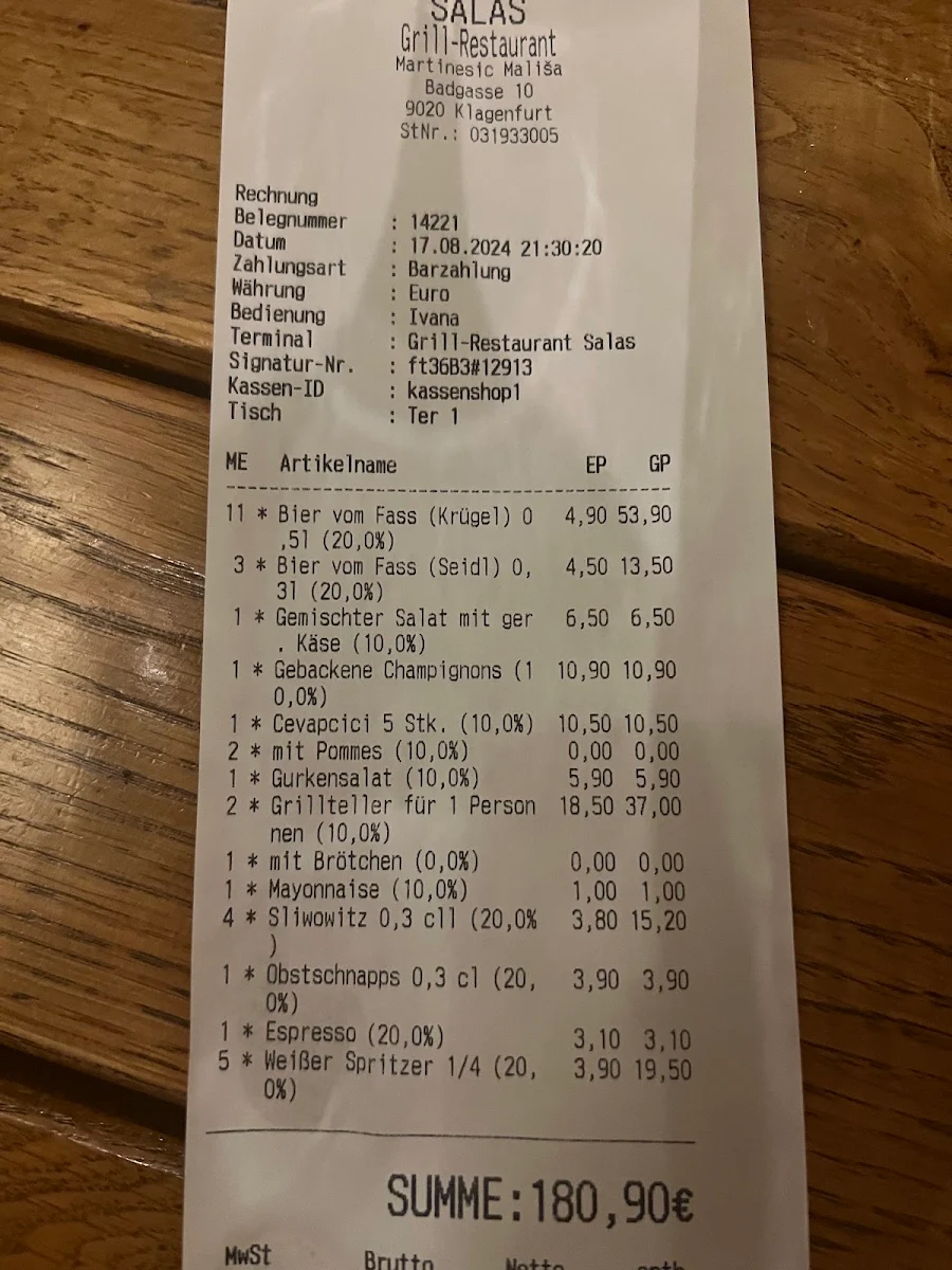 Speisekarte photo 4