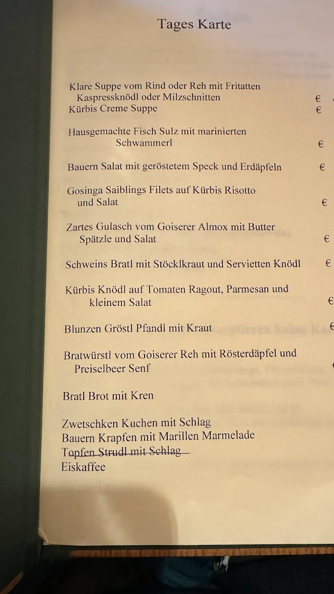 Speisekarte photo 2