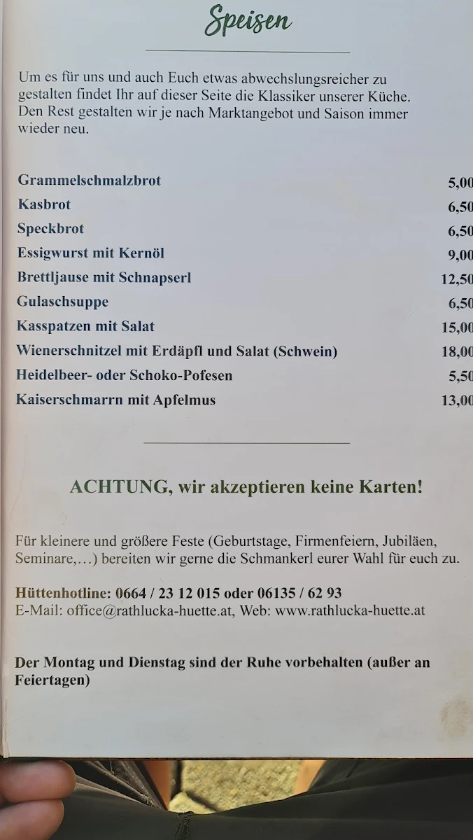 Speisekarte photo 5