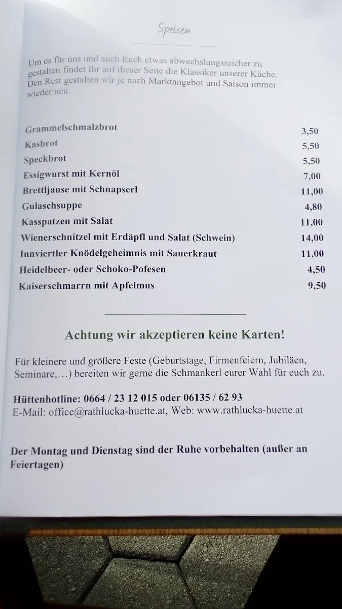 Speisekarte photo 8