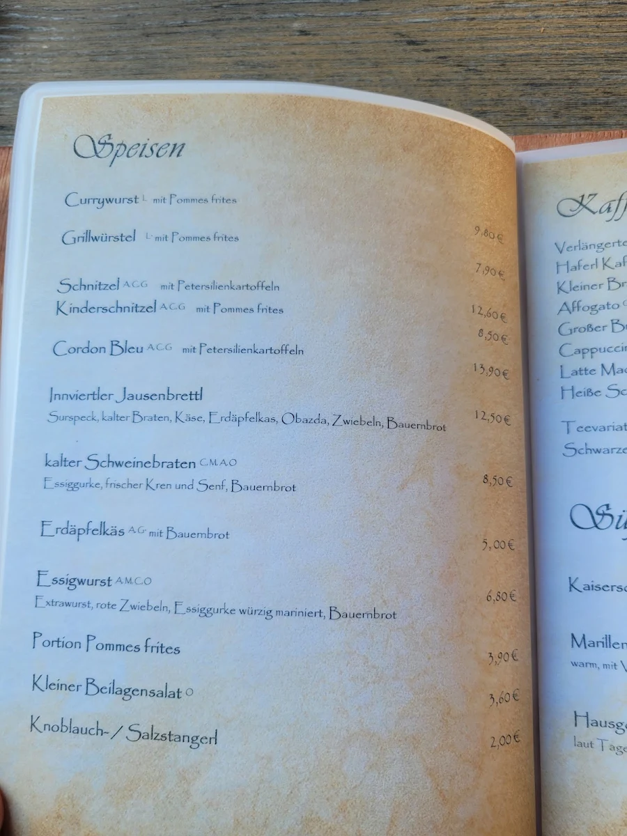 Speisekarte photo 2