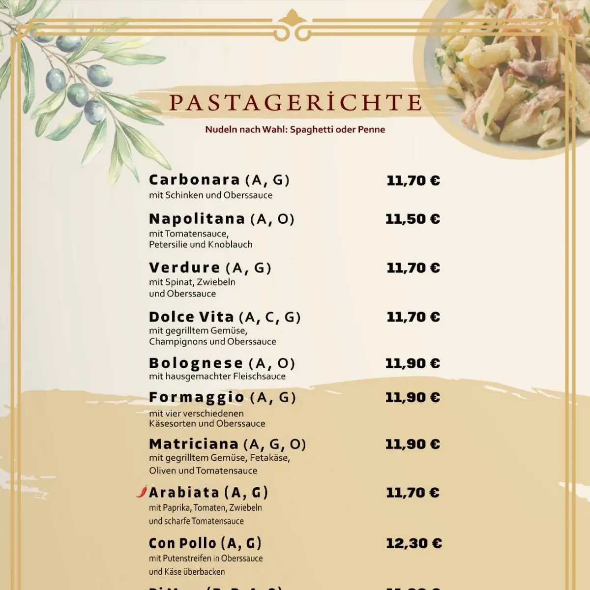 Speisekarte photo 1