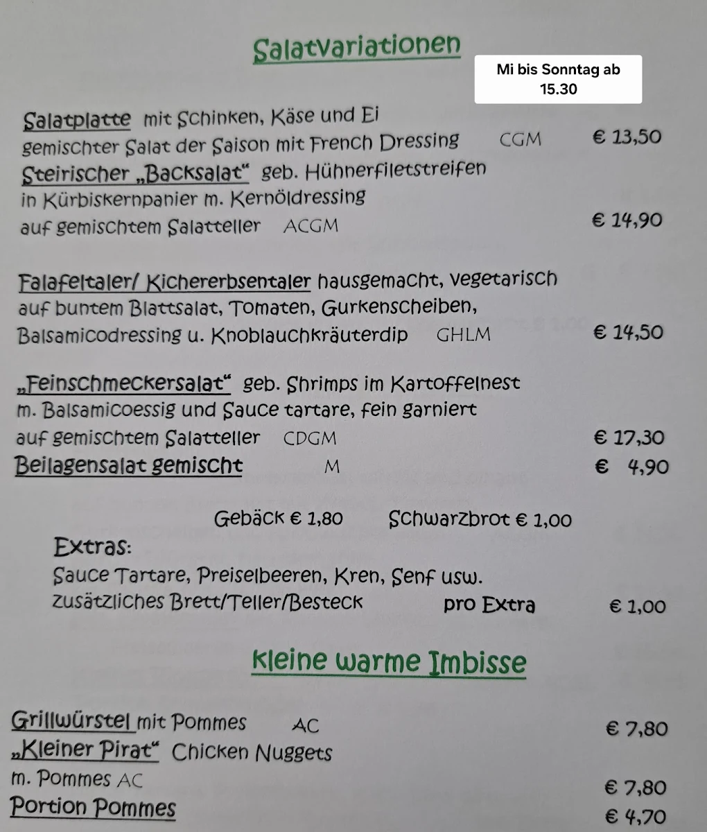 Speisekarte photo 1