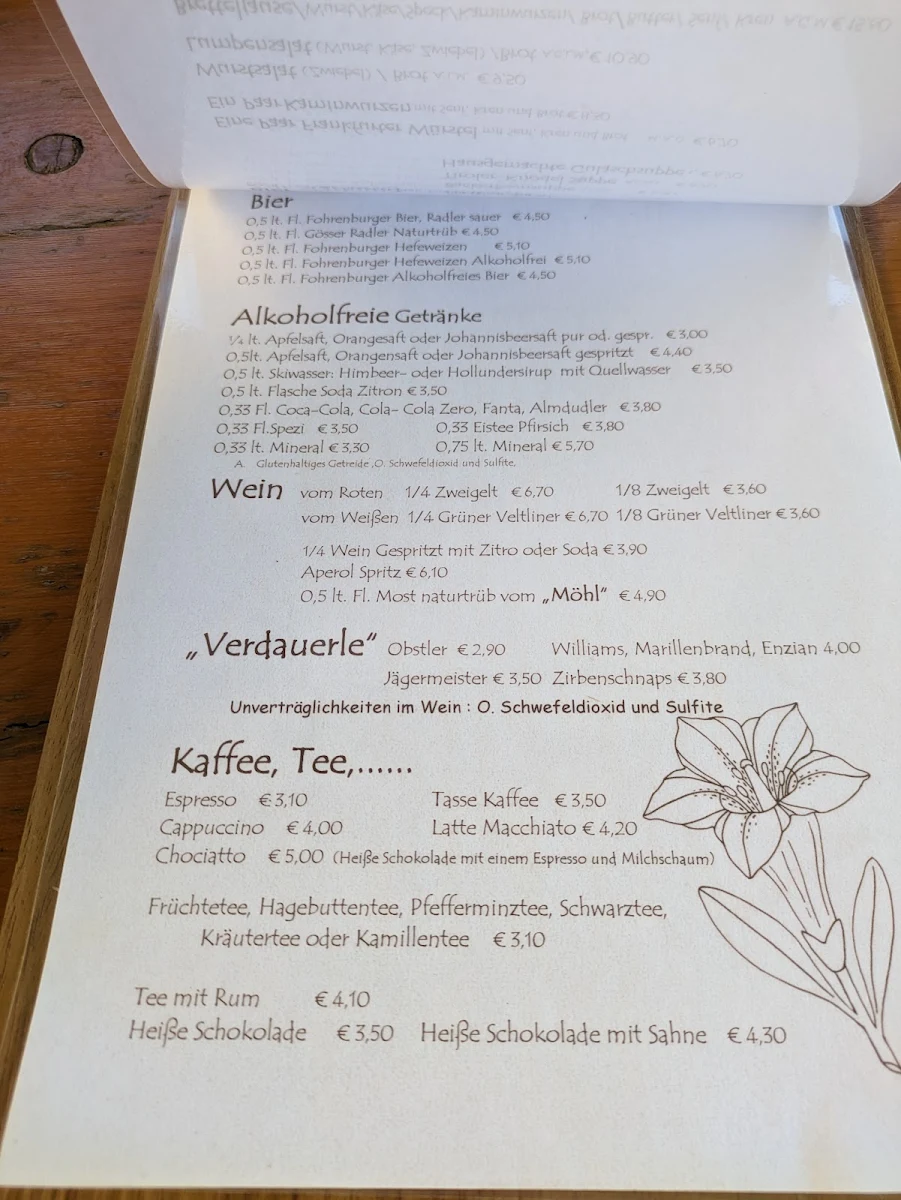 Speisekarte photo 4