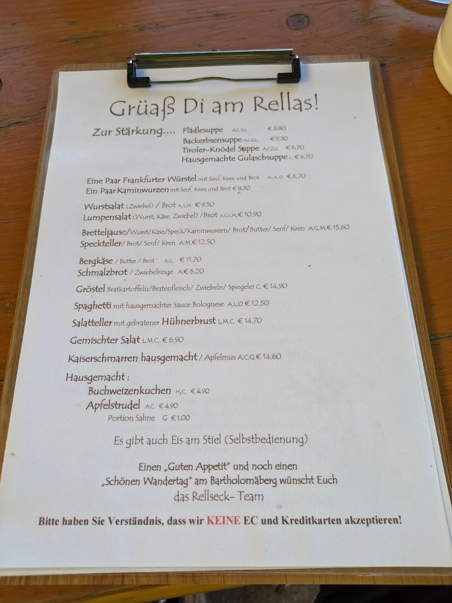 Speisekarte photo 5
