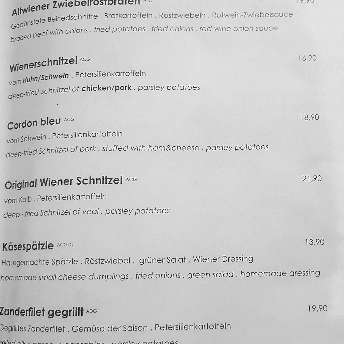 Speisekarte photo 6