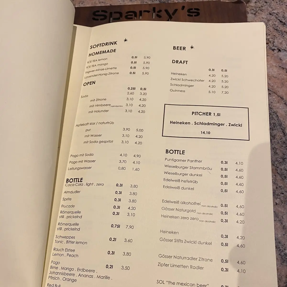 Speisekarte photo 8