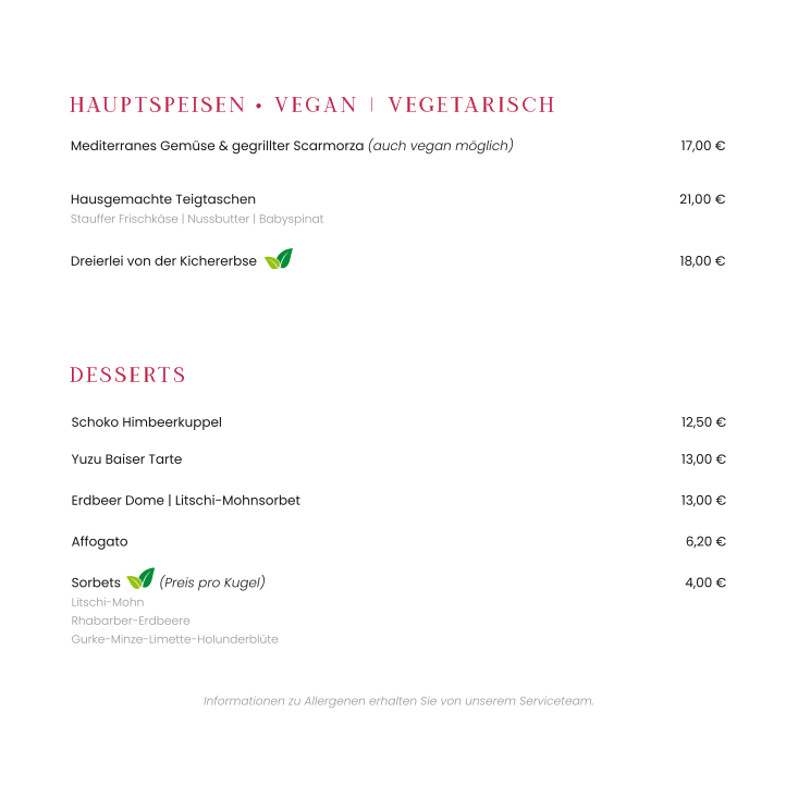 Speisekarte photo 3