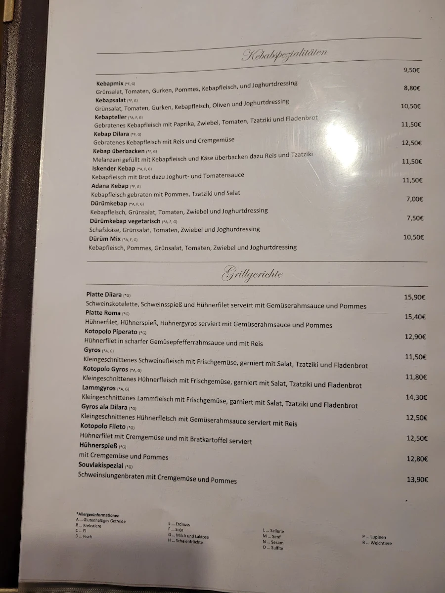 Speisekarte photo 3