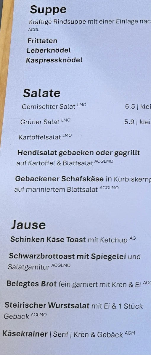 Speisekarte photo 3