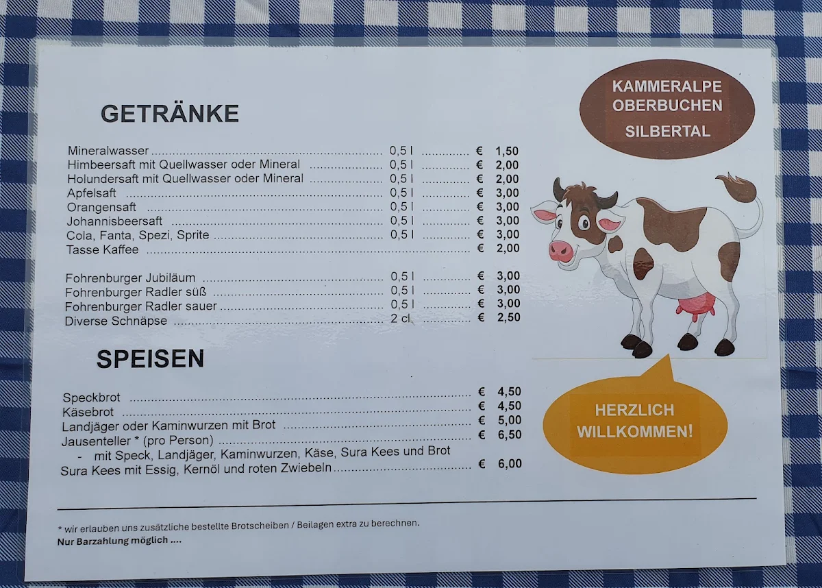Speisekarte photo 1