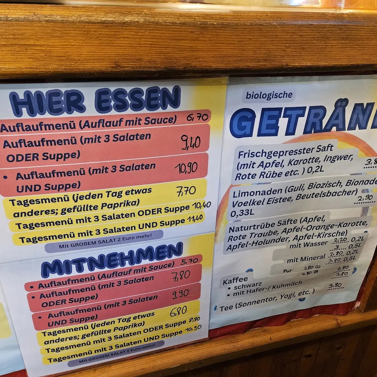 Speisekarte photo 1