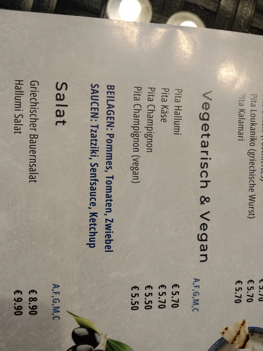 Speisekarte photo 5