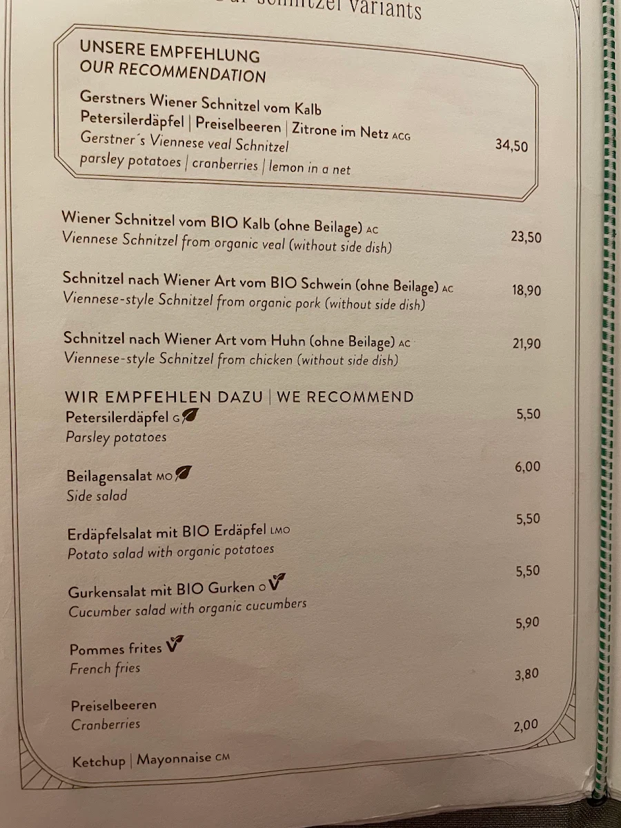 Speisekarte photo 1