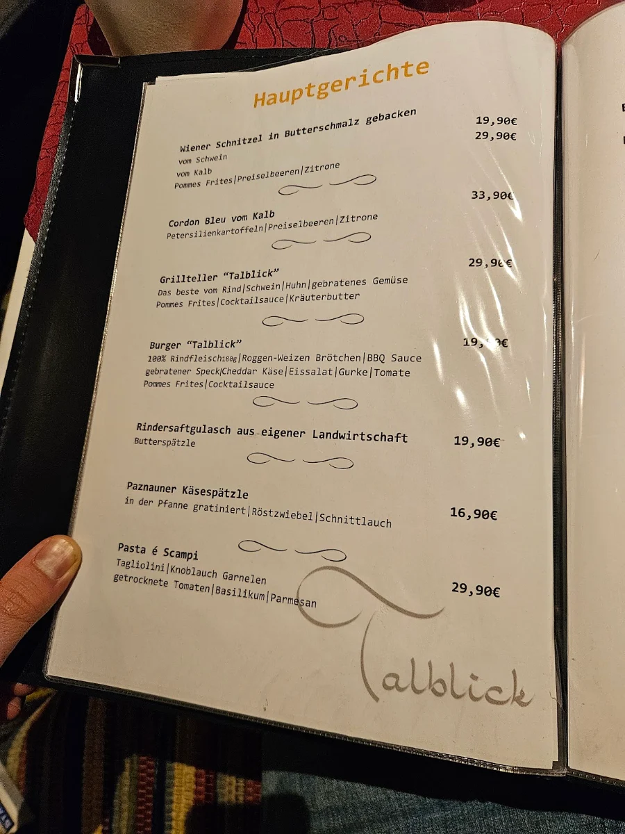 Speisekarte photo 2