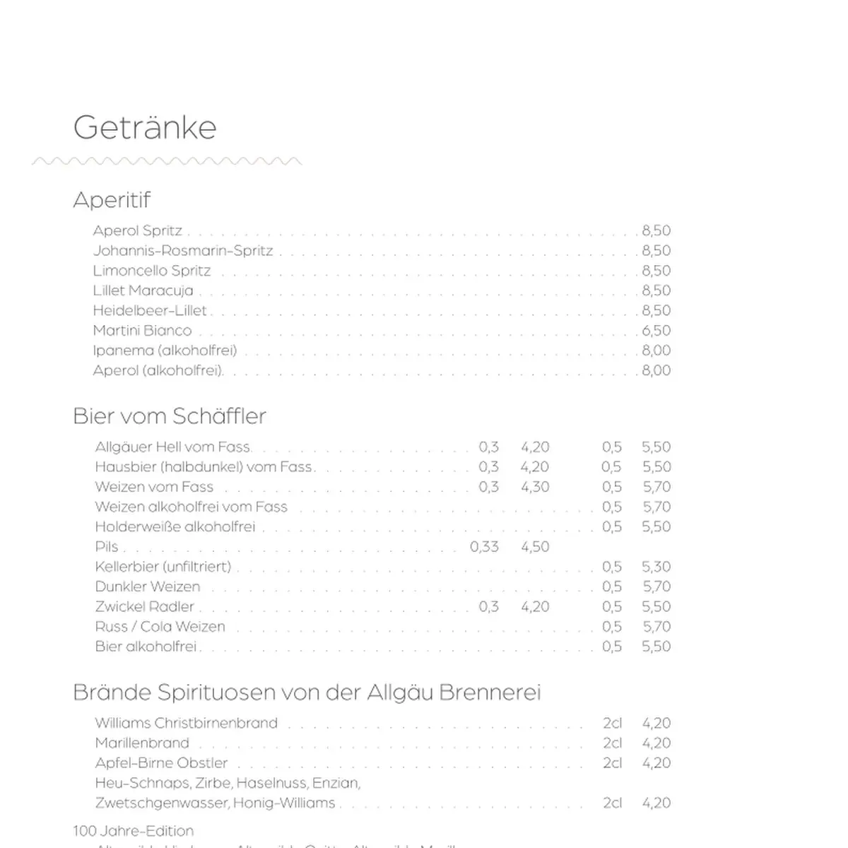 Speisekarte photo 2