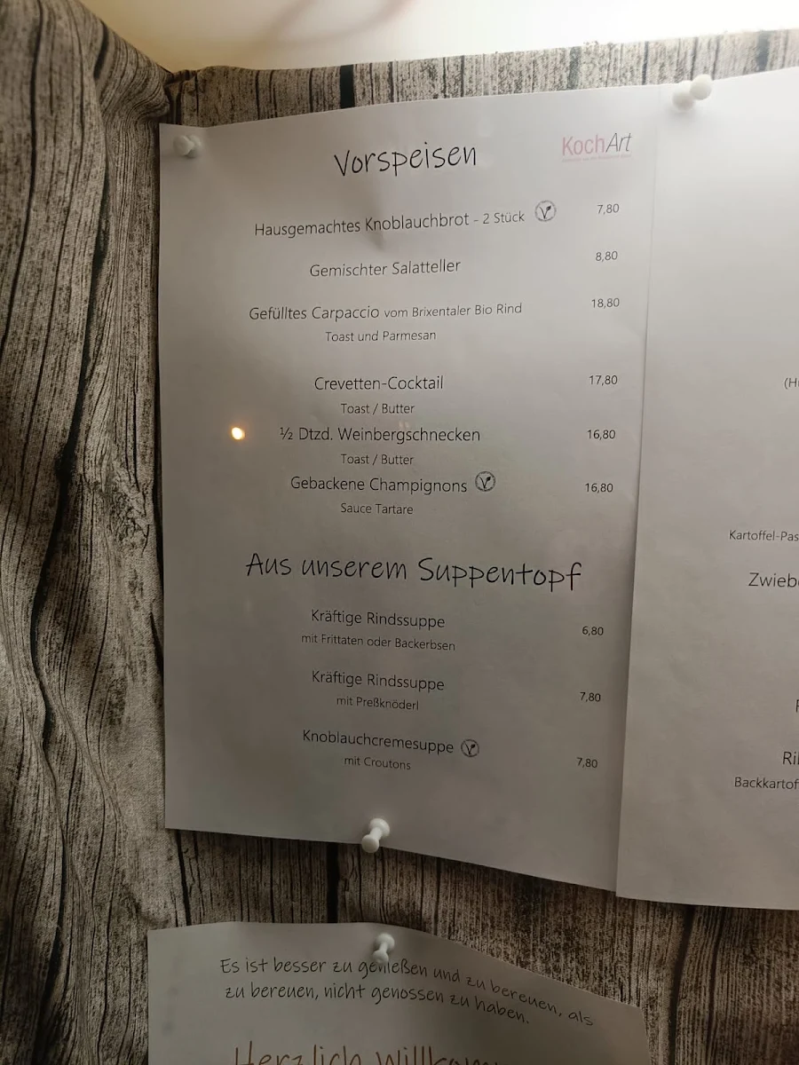 Speisekarte photo 1