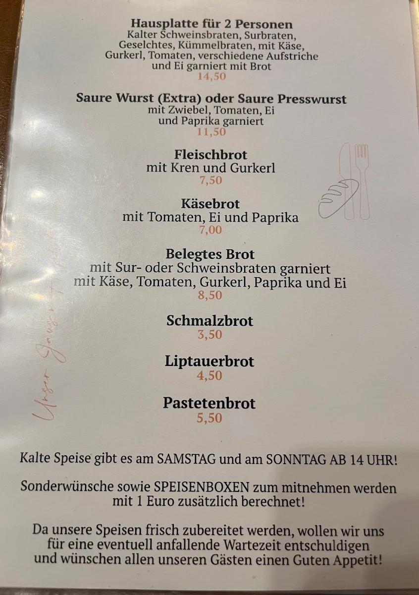 Speisekarte photo 2