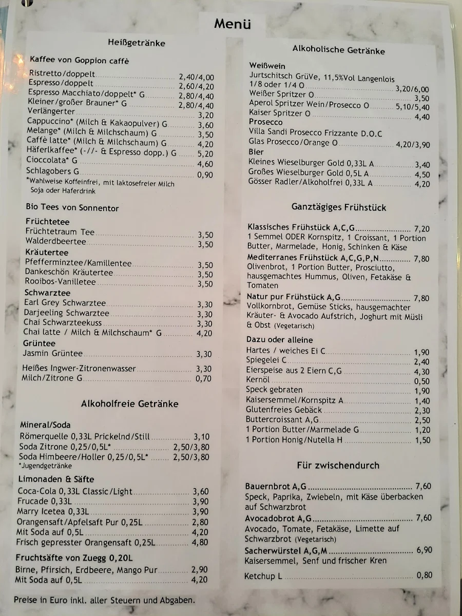 Speisekarte photo 2