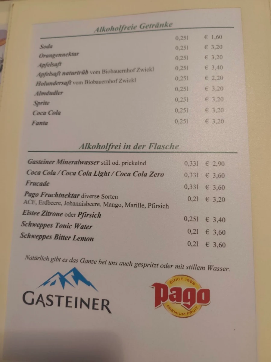 Speisekarte photo 1