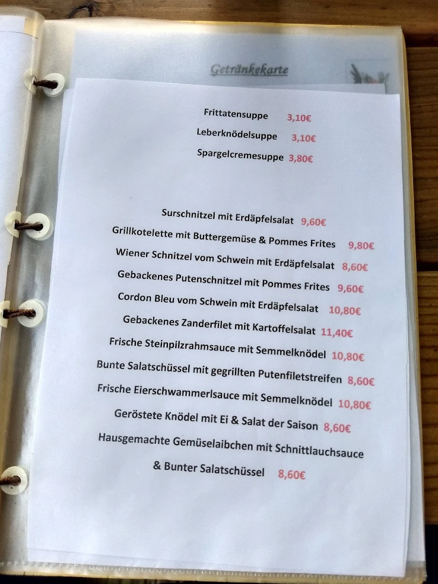 Speisekarte photo 3