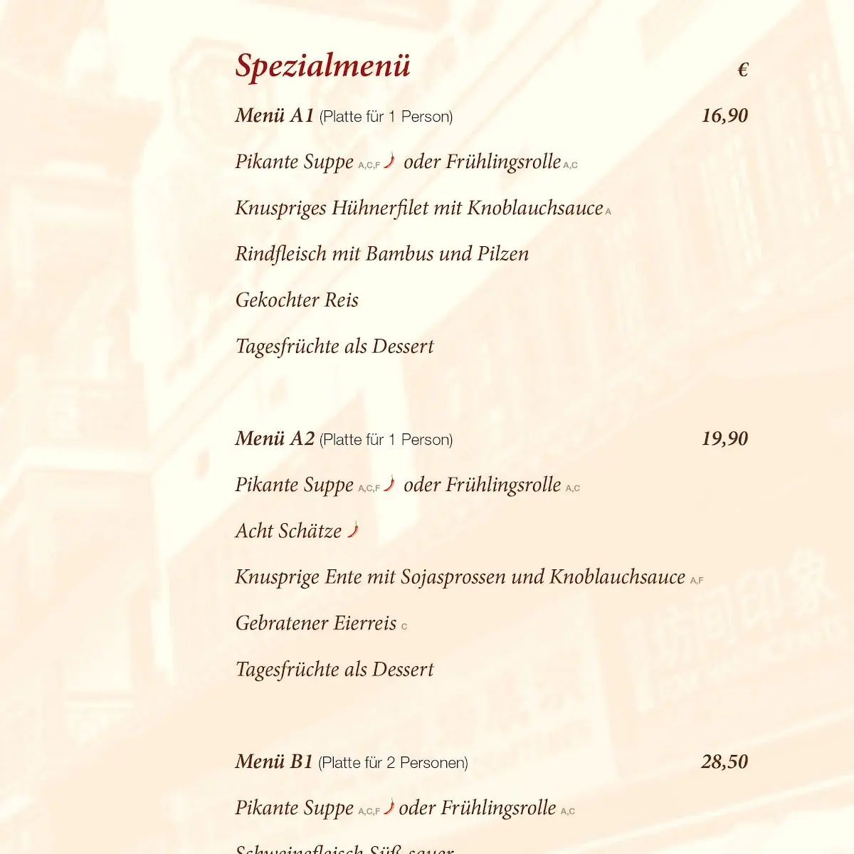 Speisekarte photo 5