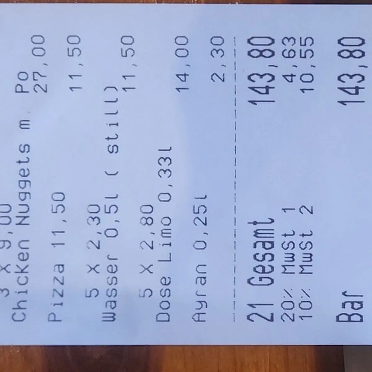 Speisekarte photo 8