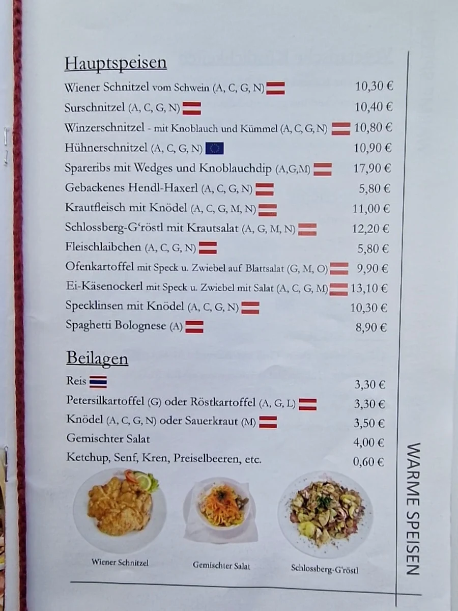 Speisekarte photo 1