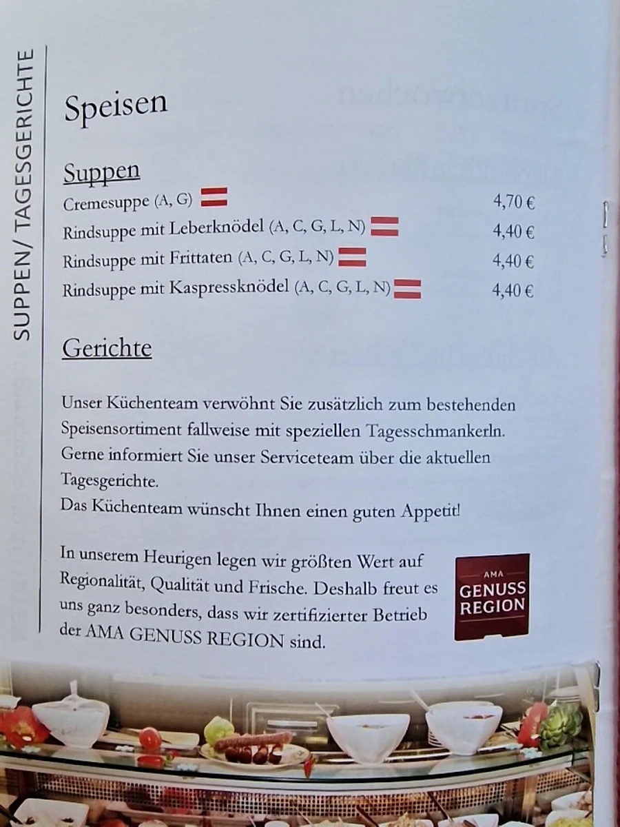 Speisekarte photo 2
