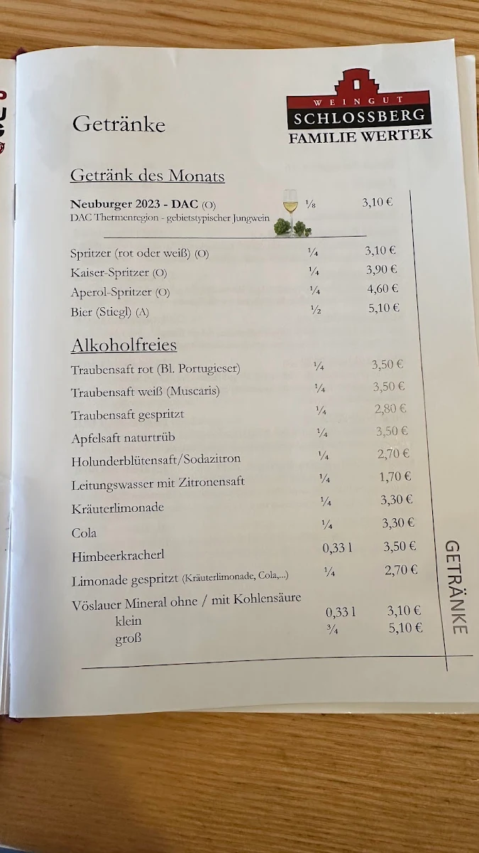 Speisekarte photo 5