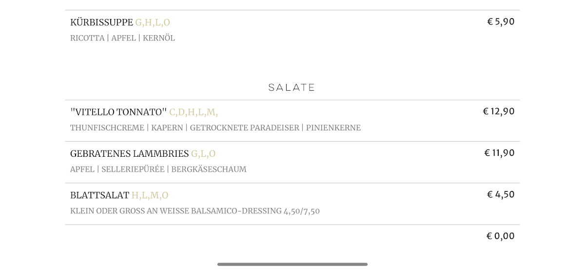 Speisekarte photo 10
