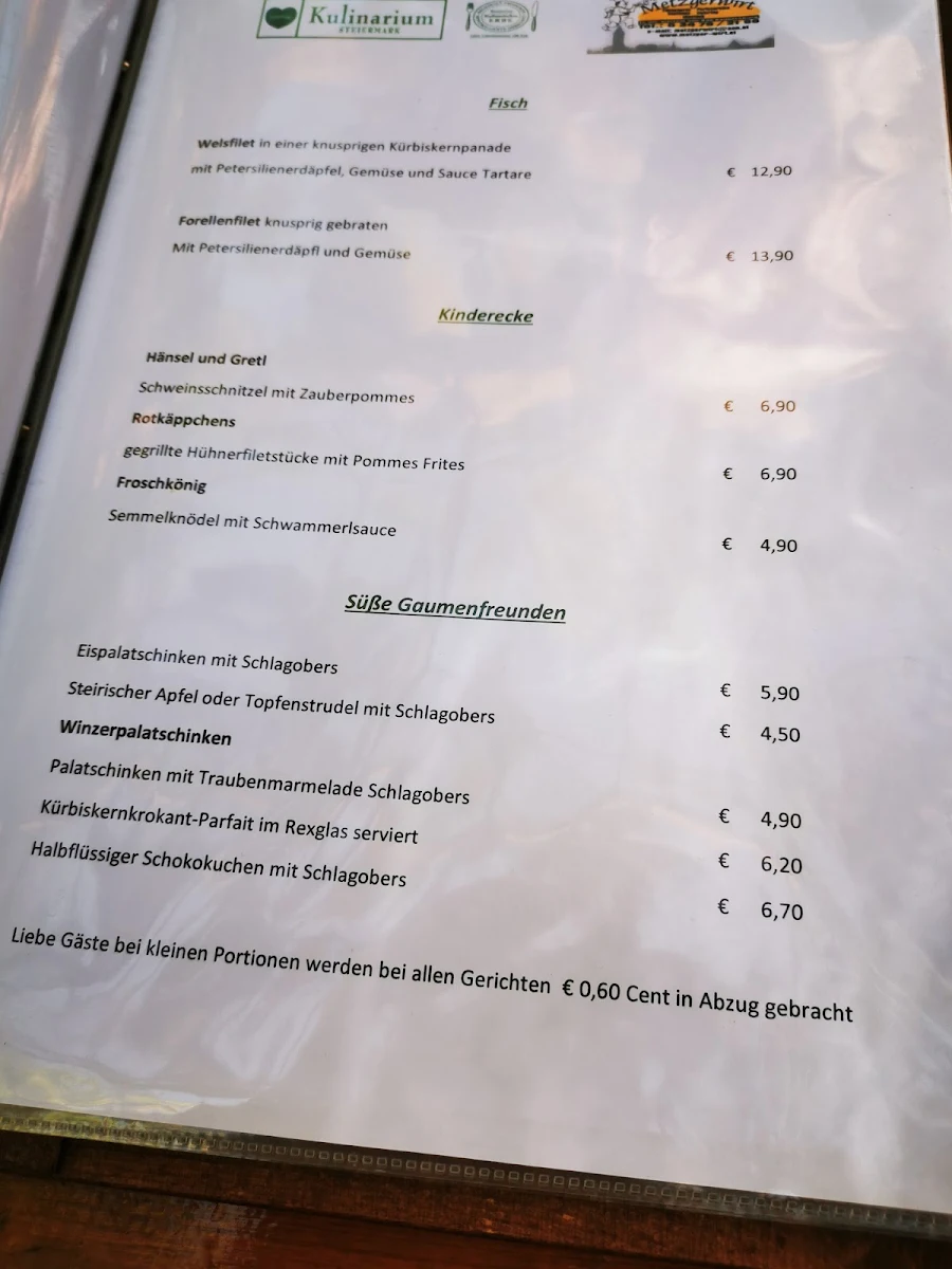 Speisekarte photo 2