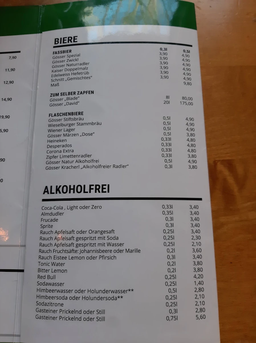 Speisekarte photo 9