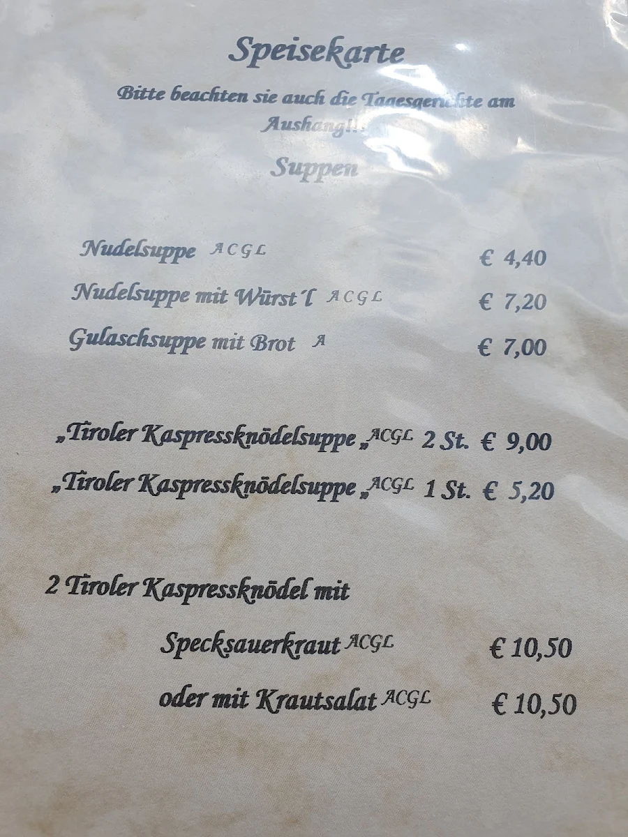 Speisekarte photo 6