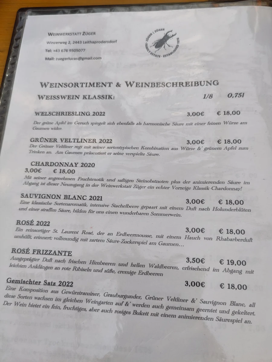Speisekarte photo 1