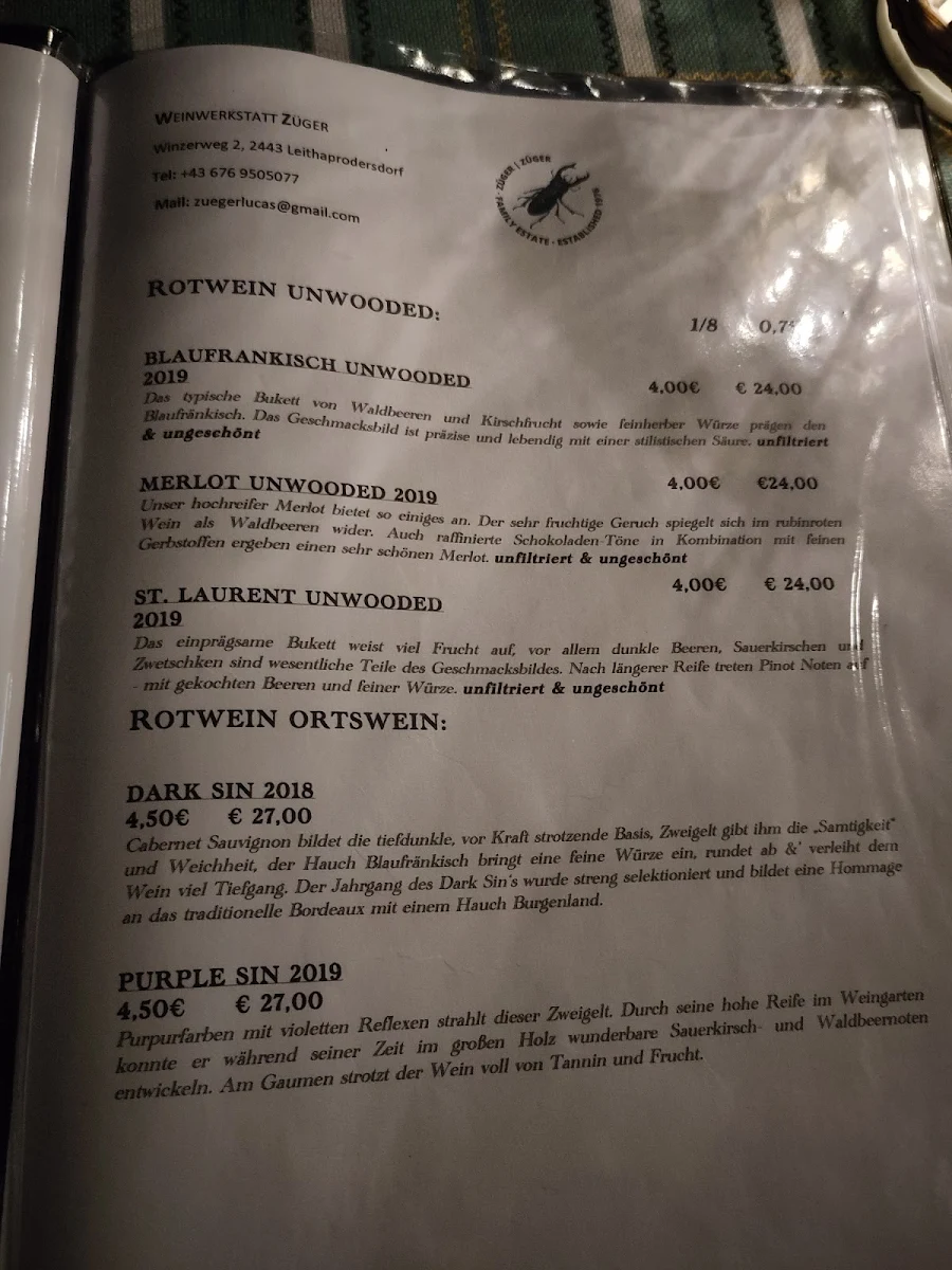 Speisekarte photo 2