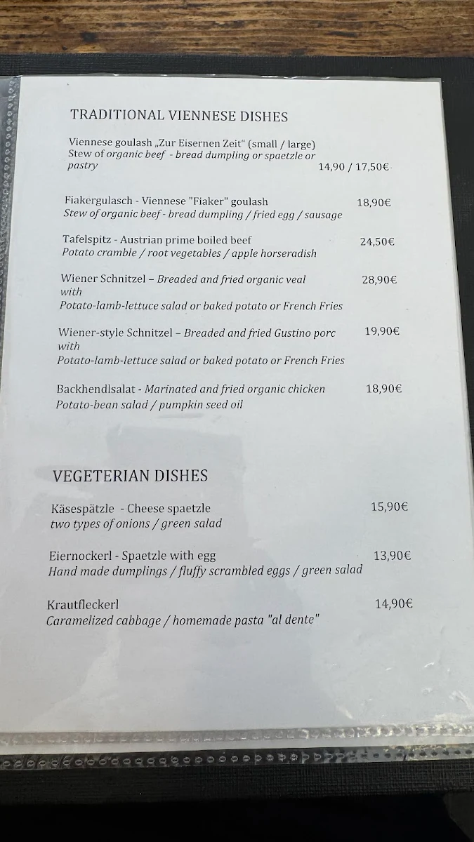 Speisekarte photo 3