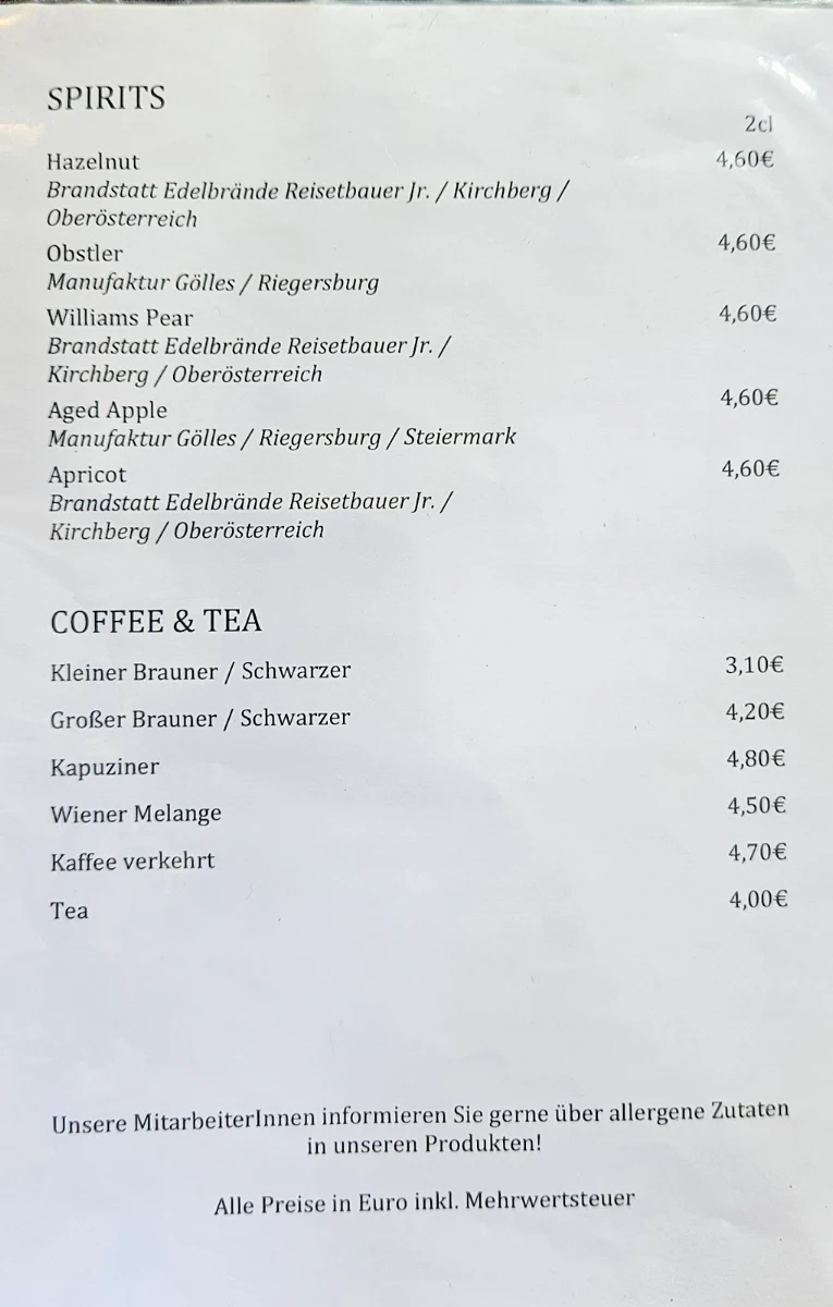 Speisekarte photo 5