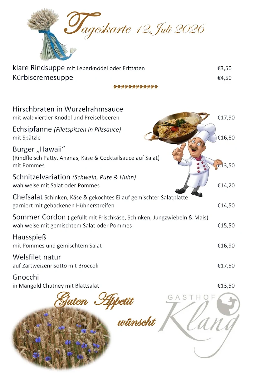 Speisekarte photo 1