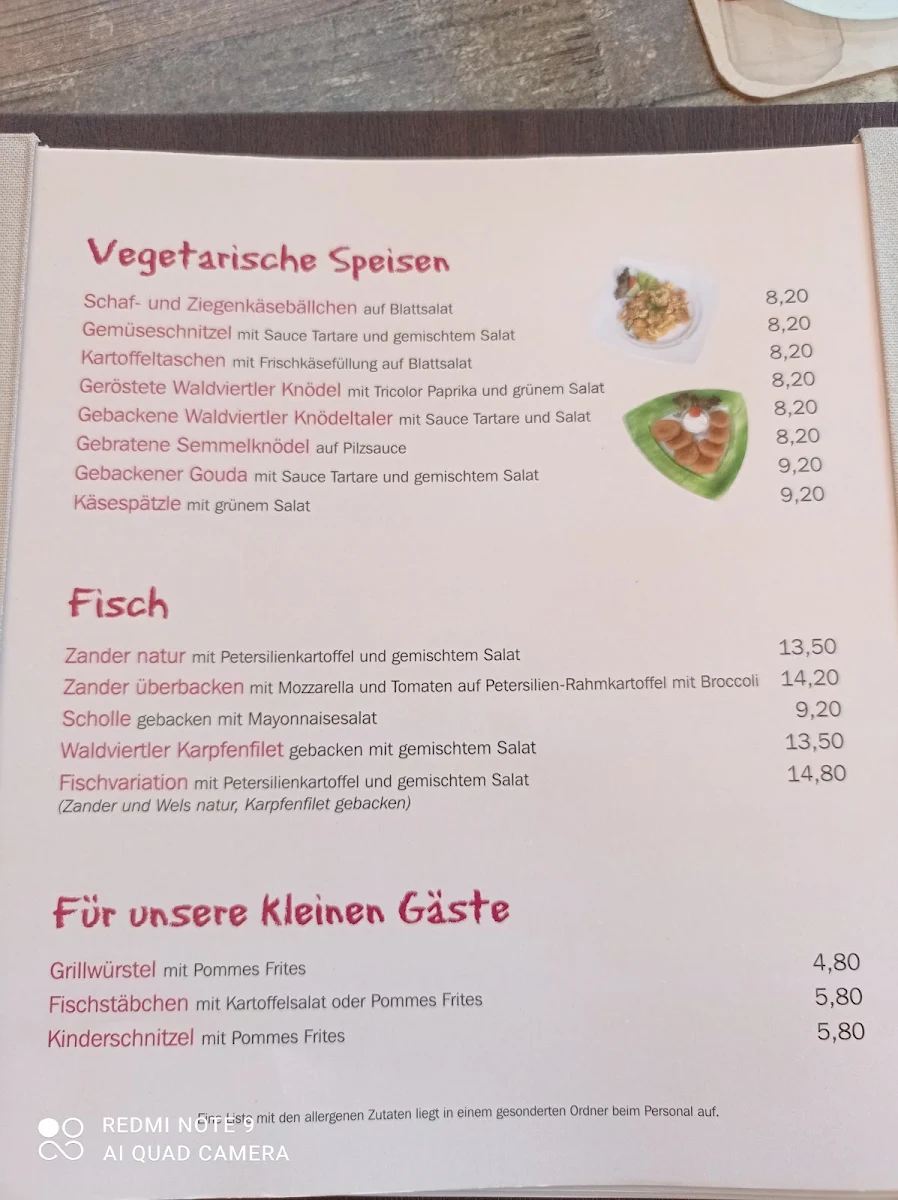 Speisekarte photo 3