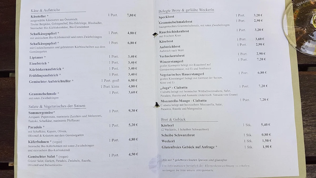 Speisekarte photo 6
